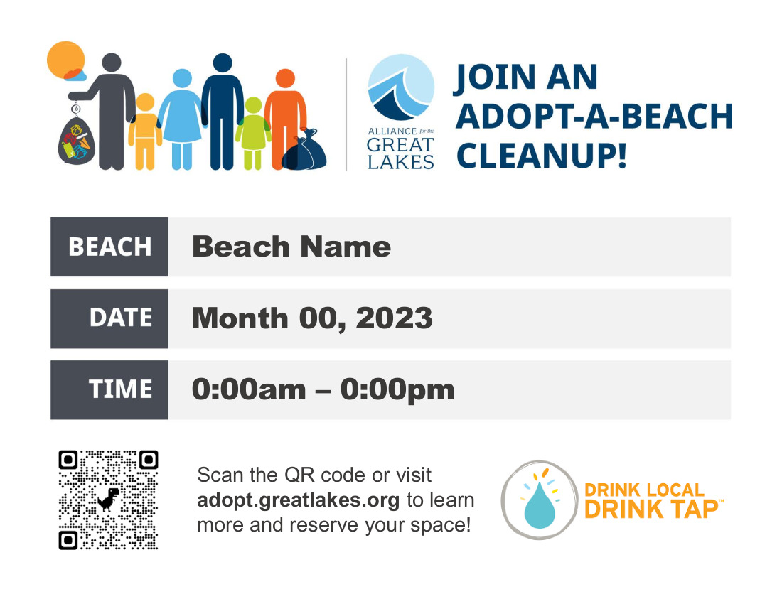 Sample Adopt-a-Beach Flyer