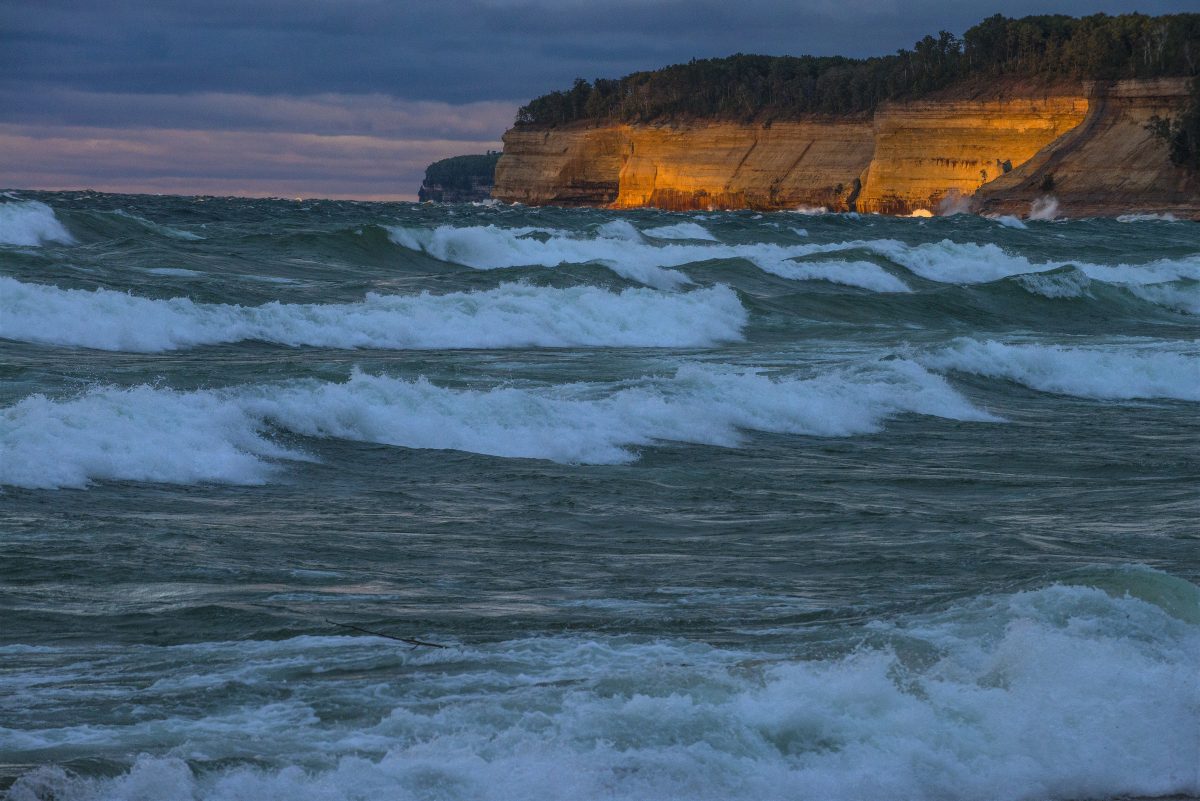 Lake Superior's Pictured Rocks by Lloyd DeGrane